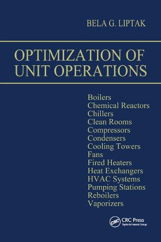 Cover image for Optimization of Unit Operations