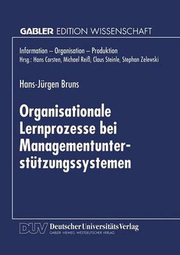 Cover image for Organisationale Lernprozesse Bei Managementunterstutzungssystemen