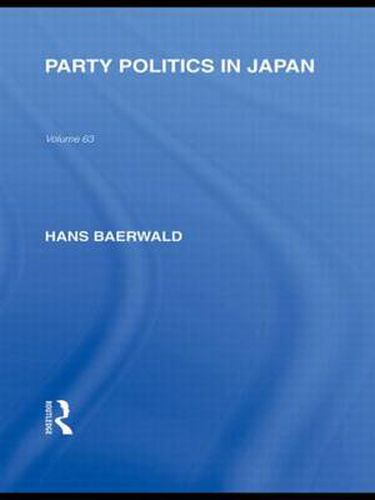 Cover image for Party Politics in Japan