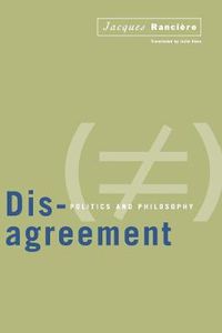 Cover image for Disagreement: Politics And Philosophy