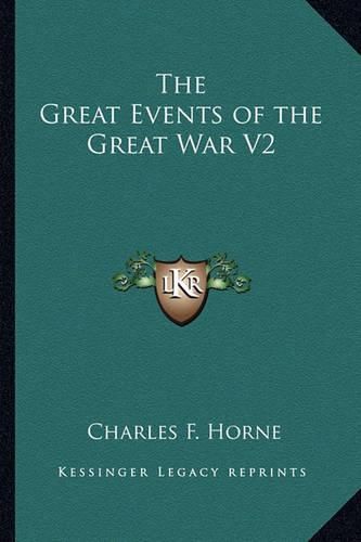 Cover image for The Great Events of the Great War V2