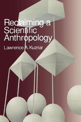 Cover image for Reclaiming a Scientific Anthropology