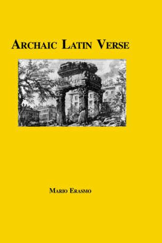Cover image for Archaic Latin Verse