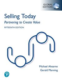 Cover image for Selling Today: Partnering to Create Value, Global Edition
