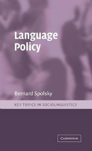 Cover image for Language Policy