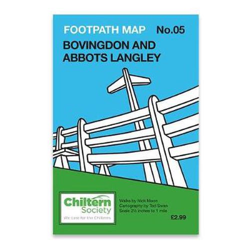 Cover image for Chiltern Society Footpath Map No. 5 - Bovingdon and Abbots Langley