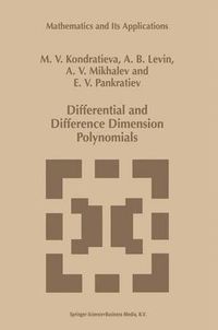 Cover image for Differential and Difference Dimension Polynomials