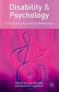 Cover image for Disability and Psychology: Critical Introductions and Reflections