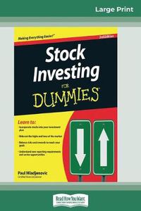 Cover image for Stock Investing for Dummies(R) (16pt Large Print Edition)