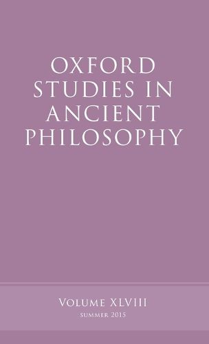 Cover image for Oxford Studies in Ancient Philosophy, Volume 48