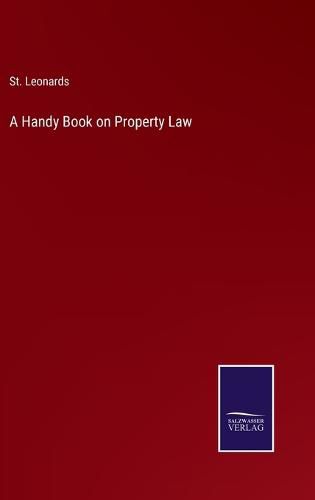 Cover image for A Handy Book on Property Law