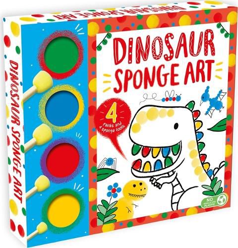 Cover image for Dinosaur Sponge Art