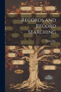 Cover image for Records and Record Searching