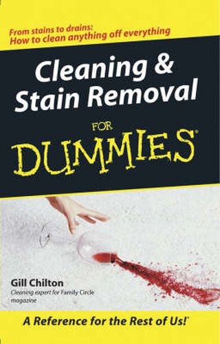 Cover image for Cleaning and Stain Removal For Dummies