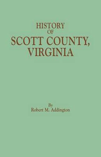 Cover image for History of Scott County, Virginia