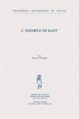 Cover image for L'exemple de Kant