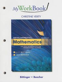 Cover image for MyWorkBook for Developmental Mathematics