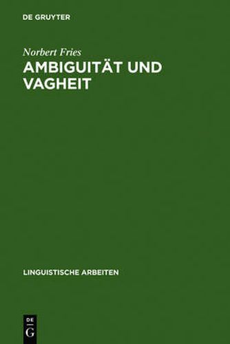 Cover image for Ambiguitat und Vagheit