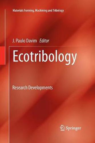 Cover image for Ecotribology: Research Developments