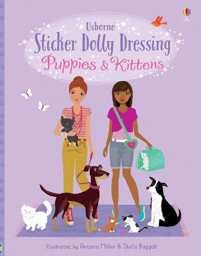 Cover image for Sticker Dolly Dressing Puppies & Kittens