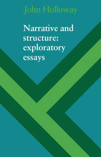 Cover image for Narrative and Structure: Exploratory Essays