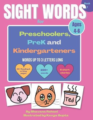 Cover image for Sight words for preschoolers, prek and kindergarteners