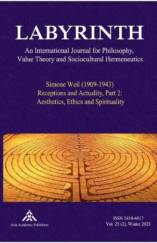 Cover image for Simone Weil (1909-1943) Receptions and Actuality, Part 2