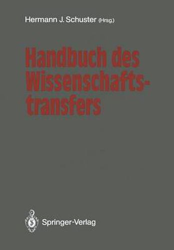 Handbuch Des Wissenschaftstransfers