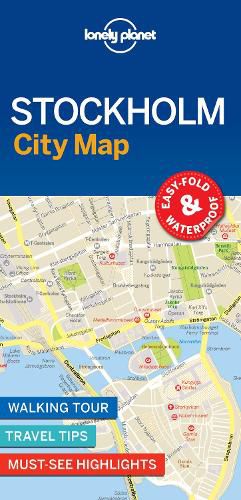 Cover image for Lonely Planet Stockholm City Map