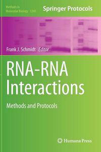 Cover image for RNA-RNA Interactions: Methods and Protocols