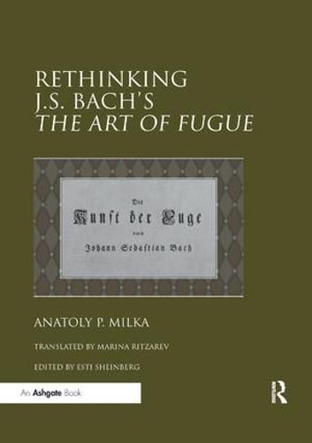 Rethinking J.S. Bach's The Art of Fugue