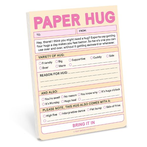 Cover image for Knock Knock Paper Hug Nifty Note (Pastel Version)