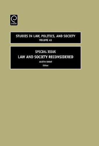 Cover image for Law and Society Reconsidered: Special Issue