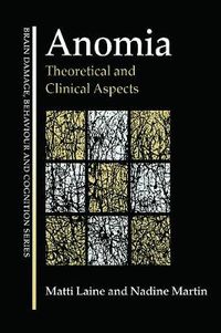 Cover image for Anomia: Theoretical and Clinical Aspects