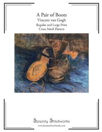 Cover image for A Pair of Boots Cross Stitch Pattern - Vincent van Gogh