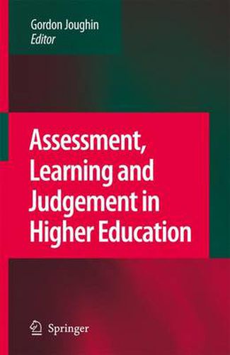 Cover image for Assessment, Learning and Judgement in Higher Education