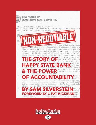 Non-Negotiable: The Story of Happy State Bank & The Power of Accountability