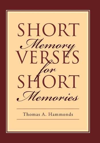 Cover image for Short Memory Verses for Short Memories