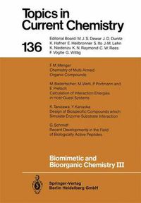 Cover image for Biomimetic and Bioorganic Chemistry III