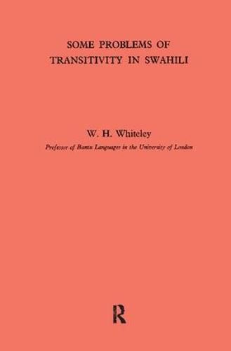 Cover image for Some Problems of Transitivity in Swahili