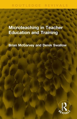 Cover image for Microteaching in Teacher Education and Training