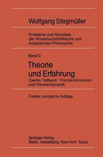 Cover image for Theorie Und Erfahrung: Zweiter Teilband Theorienstrukturen Und Theoriendynamik