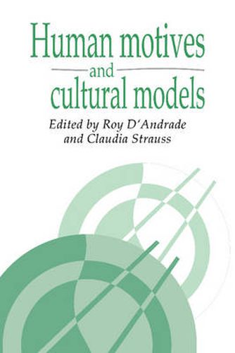 Cover image for Human Motives and Cultural Models