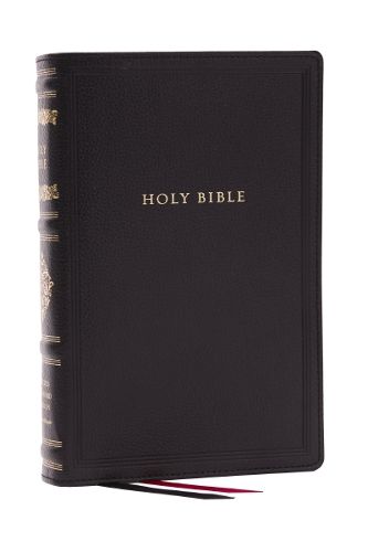 RSV Personal Size Bible with Cross References, Black Leathersoft, Thumb Indexed, (Sovereign Collection)