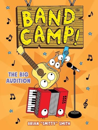 Cover image for Band Camp! 4: The Big Audition (Band Camp! #4)(a Little Bee Graphic Novel Series for Kids)