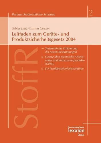 Cover image for Leitfaden Zum Gerate- Und Produktsicherheitsgesetz 2004