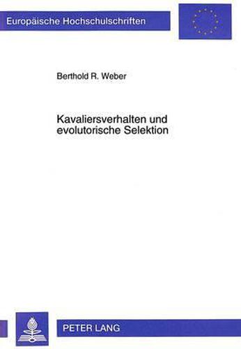 Cover image for Kavaliersverhalten Und Evolutorische Selektion