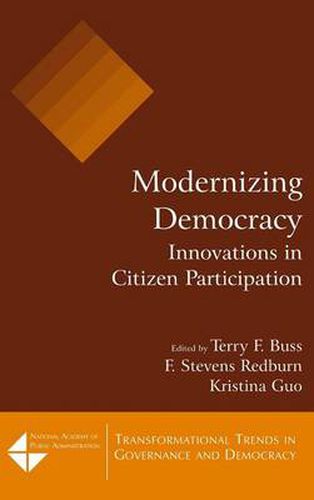 Cover image for Modernizing Democracy: Innovations in Citizen Participation: Innovations in Citizen Participation