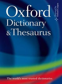 Cover image for Oxford Dictionary and Thesaurus