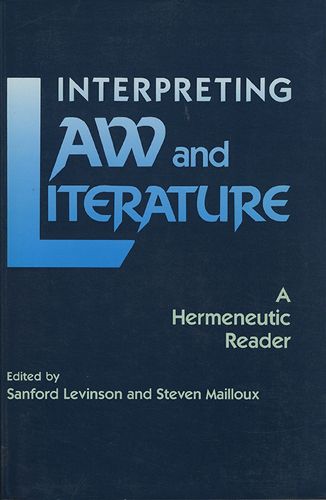 Cover image for Interpreting Law and Literature